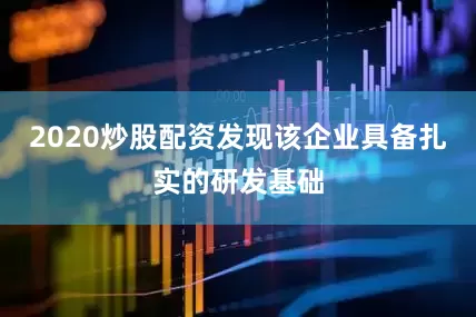 2020炒股配资发现该企业具备扎实的研发基础