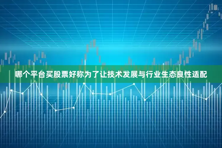 哪个平台买股票好称为了让技术发展与行业生态良性适配